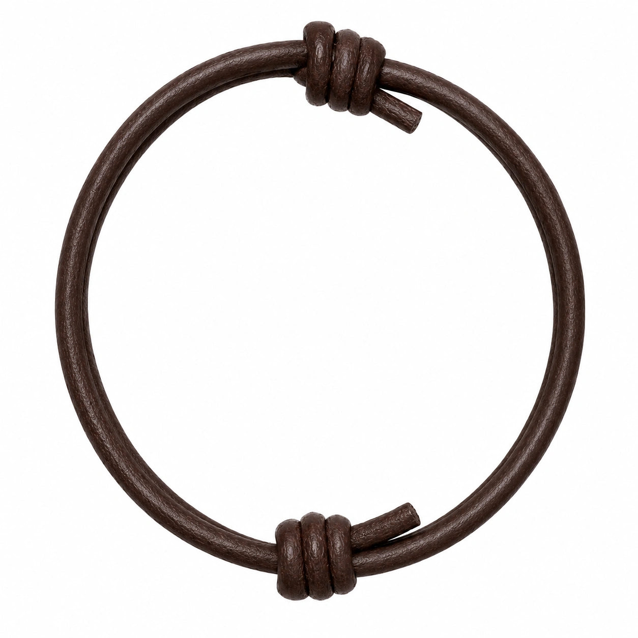 Bracciale Minimalista Marrone Regolabile