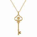 Collana Pendente a Forma di Chiave in Oro