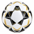 Pallone da Calcio Bianco/Nero/Oro con Design Elegante