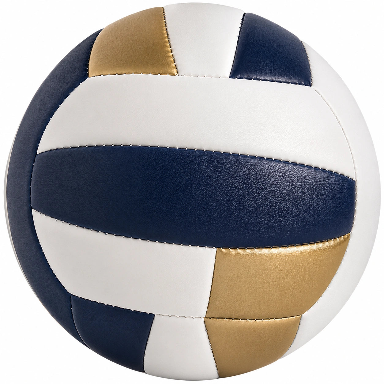 Pallone da Pallavolo Blu/Bianco/Oro Cucito a Mano
