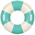 Ciambella Gonfiabile Piscina 120 cm Turchese e Bianco